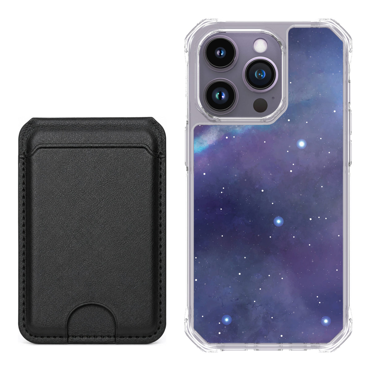 Scooch MagCase Galaxy for iPhone 14 Pro — Black MagWallet Bundle