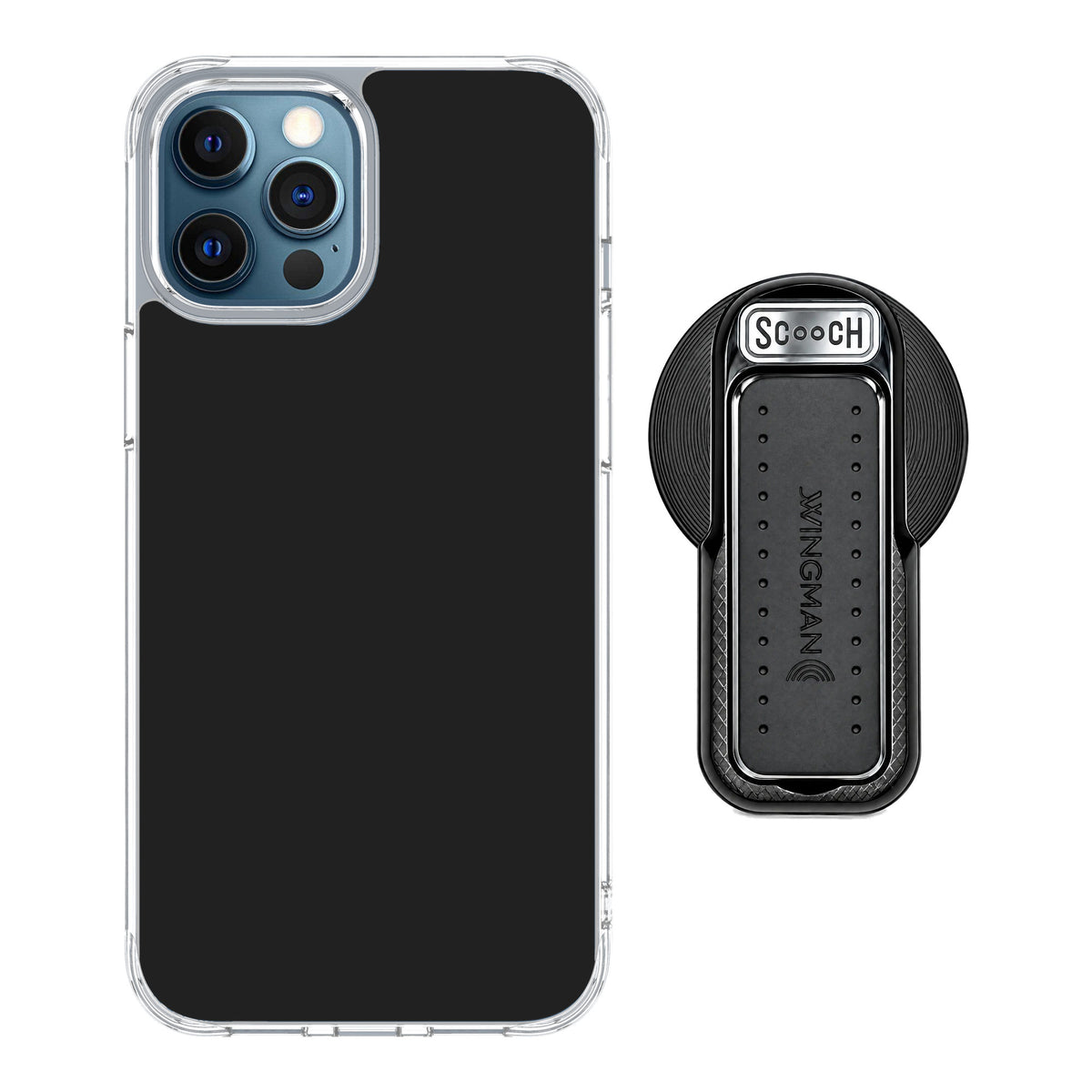 Scooch MagCase Black for iPhone 12 Pro — MagSafe Wingback Bundle - Black