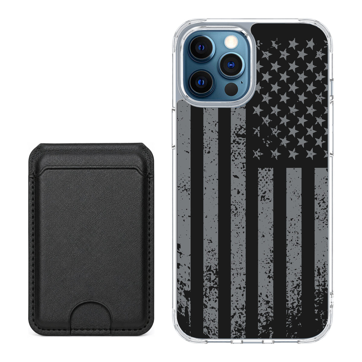 Scooch MagCase Weathered Glory for iPhone 12 Pro — Black MagWallet Bundle