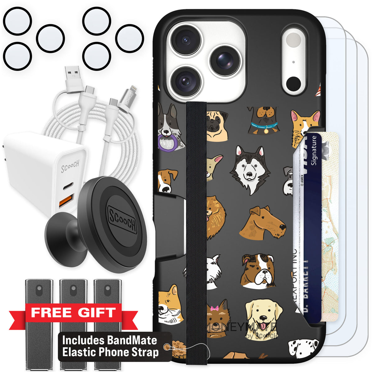 Scooch Moneymate Dog Squad for iPhone 18 Pro Max — Ultimate Bundle