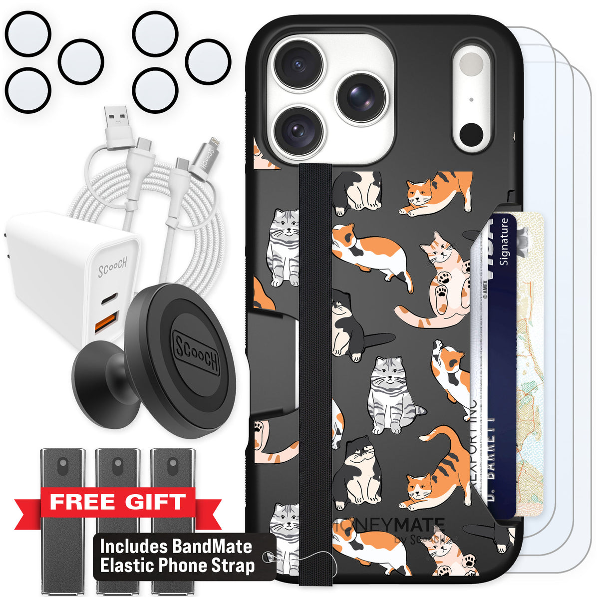 Scooch Moneymate Kitty Crew for iPhone 18 Pro Max — Ultimate Bundle