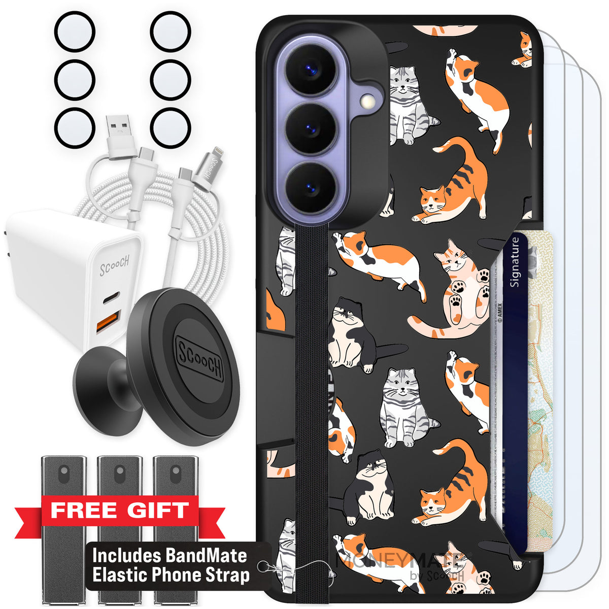 Scooch Moneymate Kitty Crew for Galaxy S26+ — Ultimate Bundle
