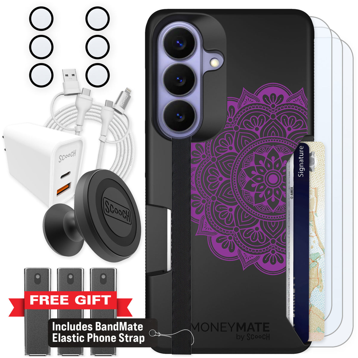 Scooch Moneymate Mandala Dreams for Galaxy S26 — Ultimate Bundle