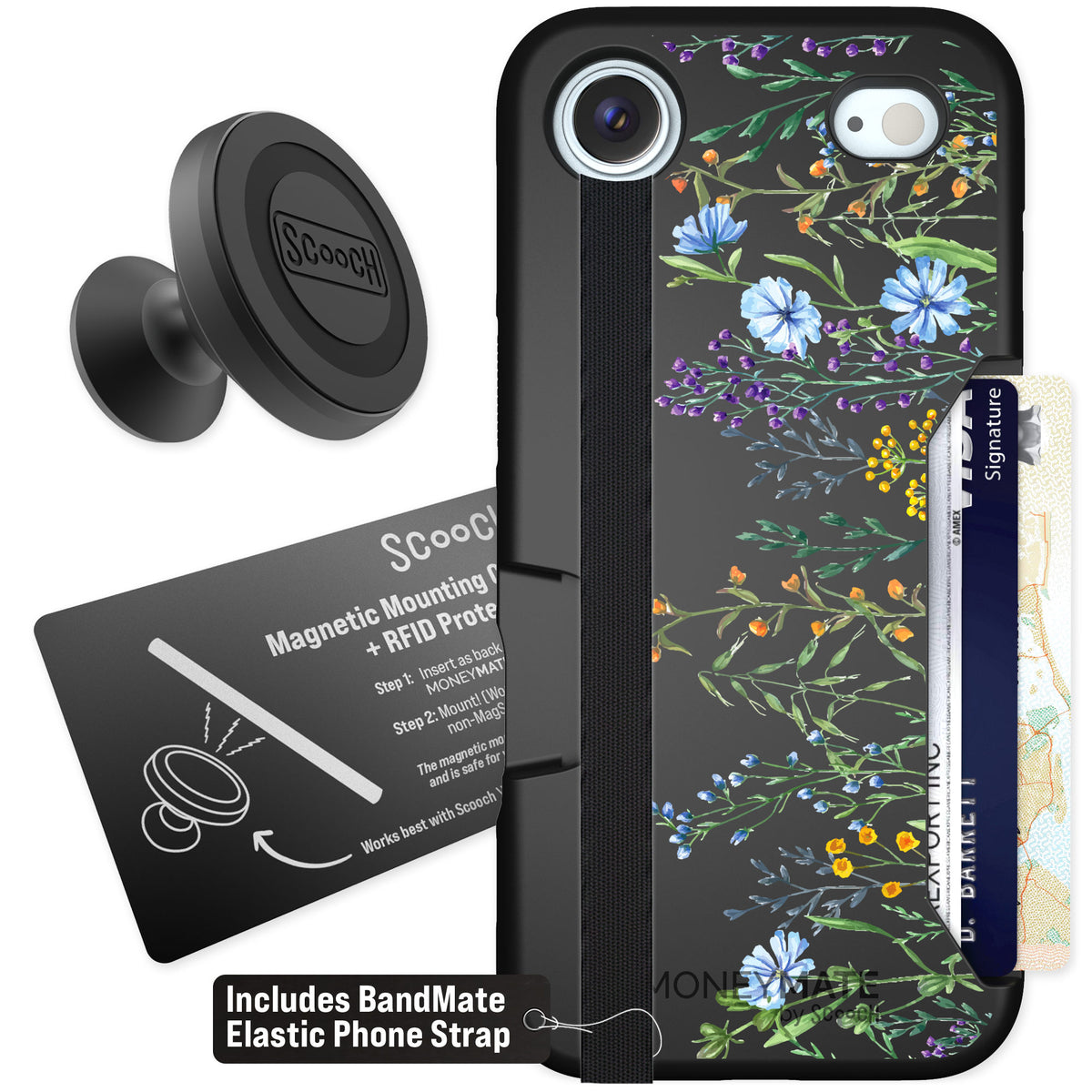 Scooch Moneymate Meadow Bloom for iPhone Air — Starter Bundle