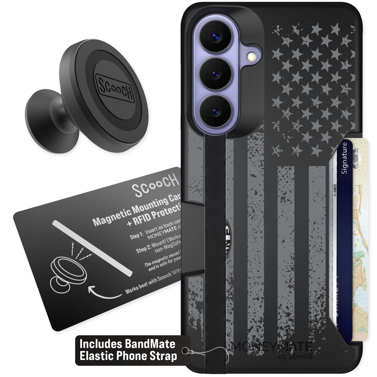 Scooch Moneymate Weathered Glory for Galaxy S26+ — Starter Bundle