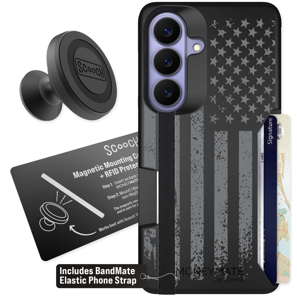 Scooch Moneymate Weathered Glory for Galaxy S26 — Starter Bundle
