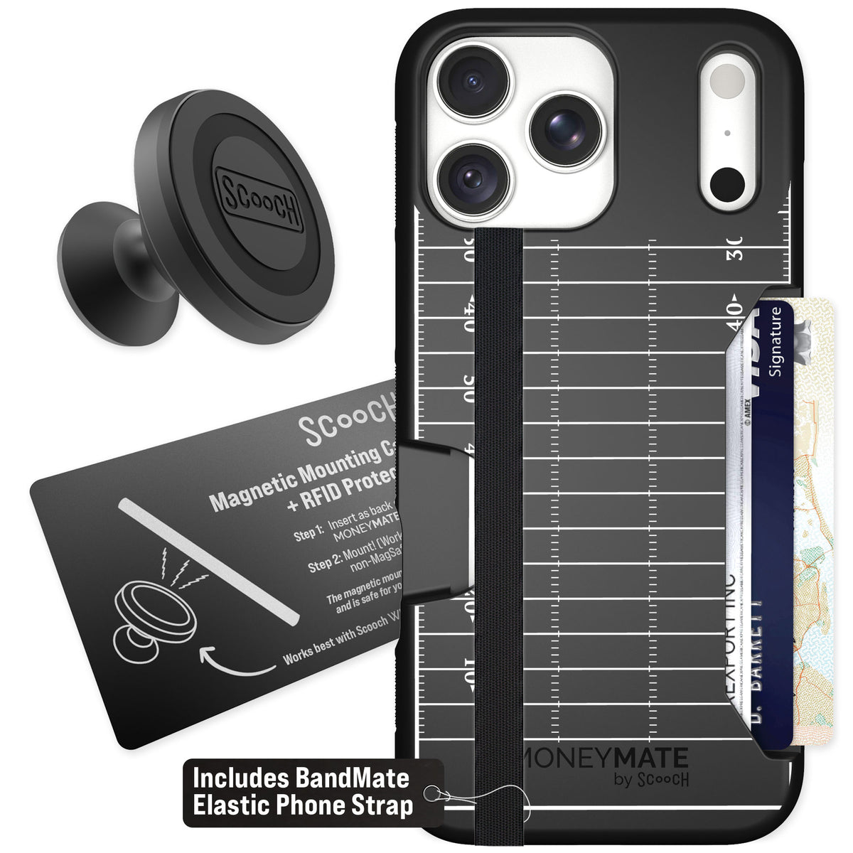 Scooch Moneymate Yard Lines for iPhone 18 Pro Max β Starter Bundle