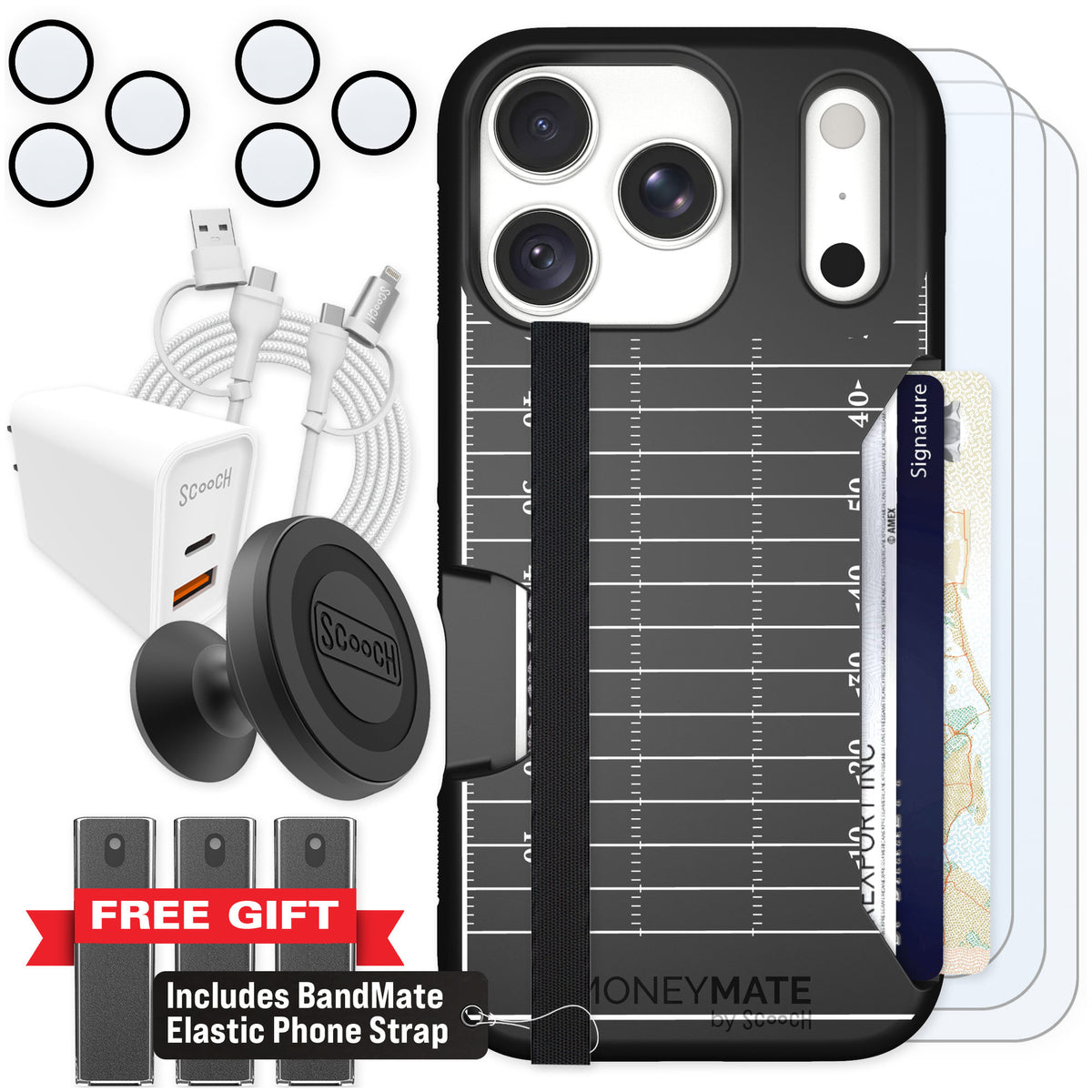 Scooch Moneymate Yard Lines for iPhone 18 Pro β Ultimate Bundle