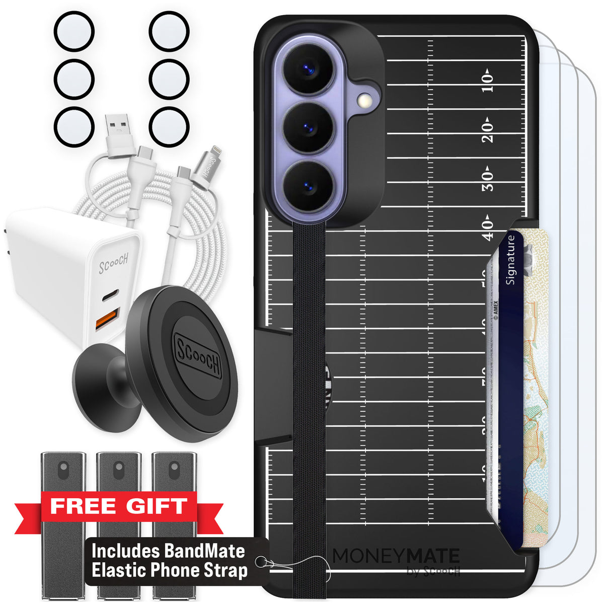 Scooch Moneymate Yard Lines for Galaxy S26+ β Ultimate Bundle