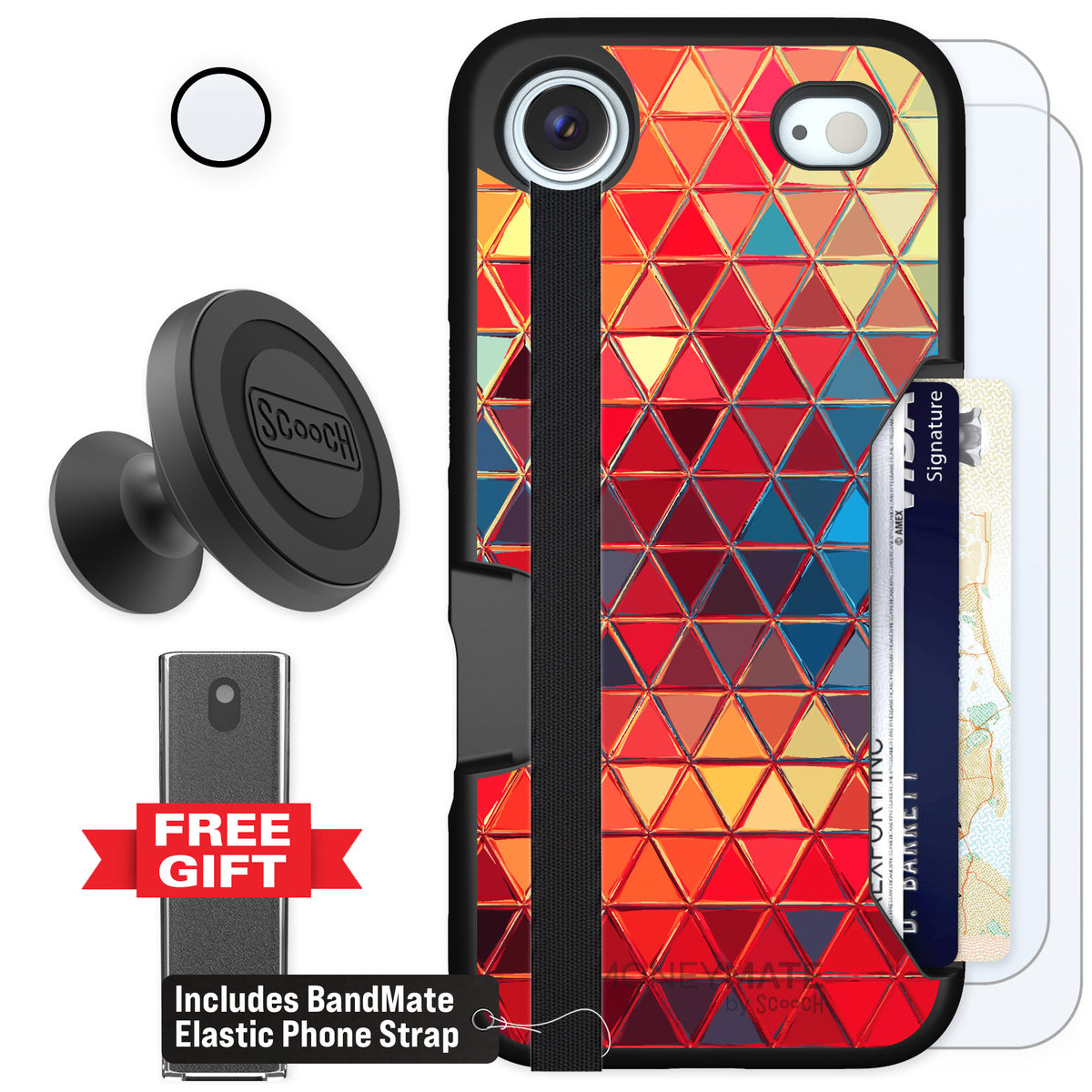 Scooch Moneymate Festive Glass for iPhone Air β Defender Bundle