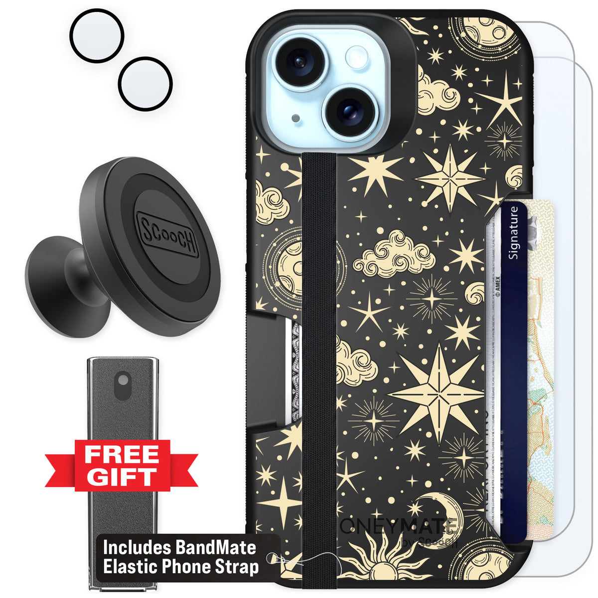 Scooch Moneymate Celestial Sleep for iPhone 15 — Defender Bundle