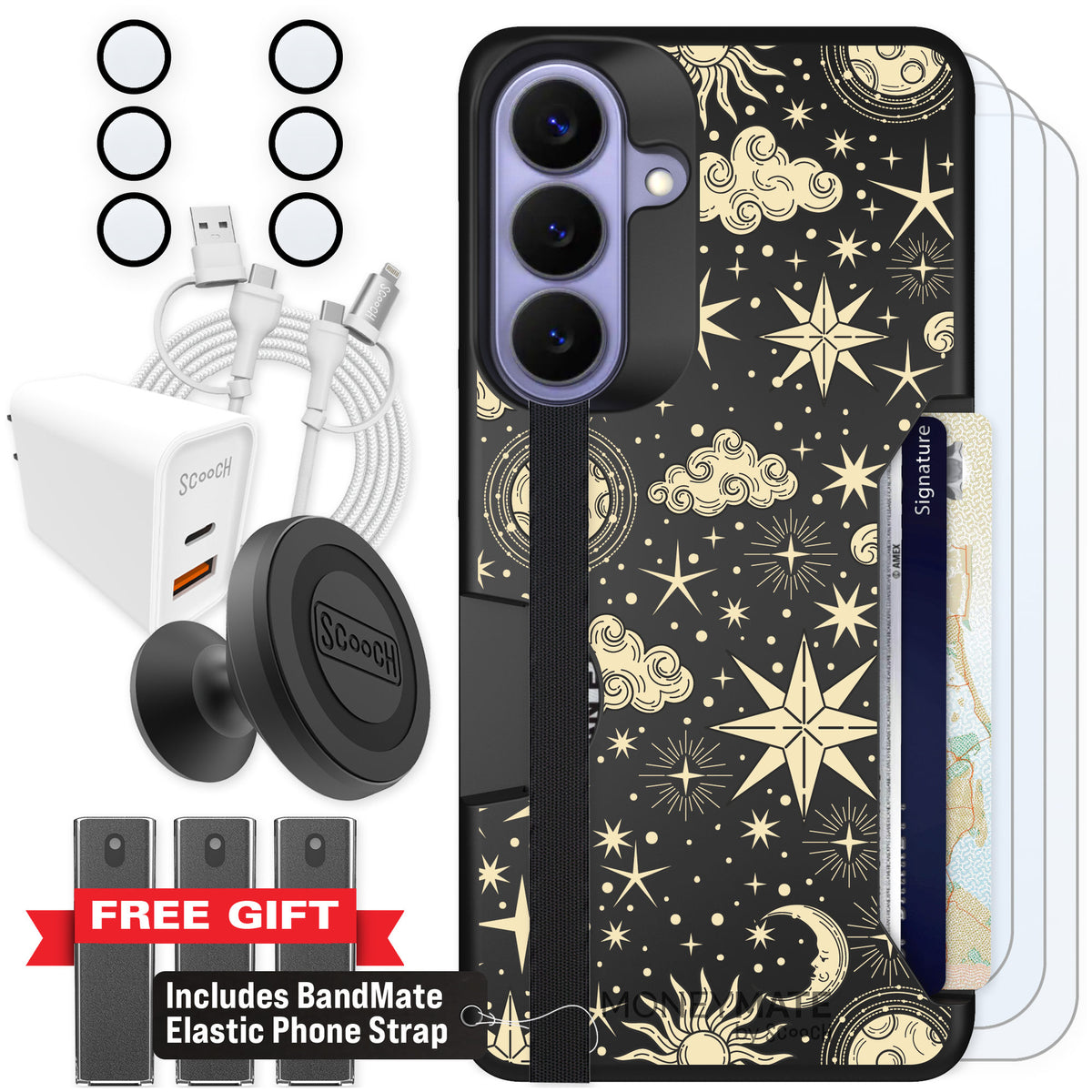 Scooch Moneymate Celestial Sleep for Galaxy S26+ — Ultimate Bundle
