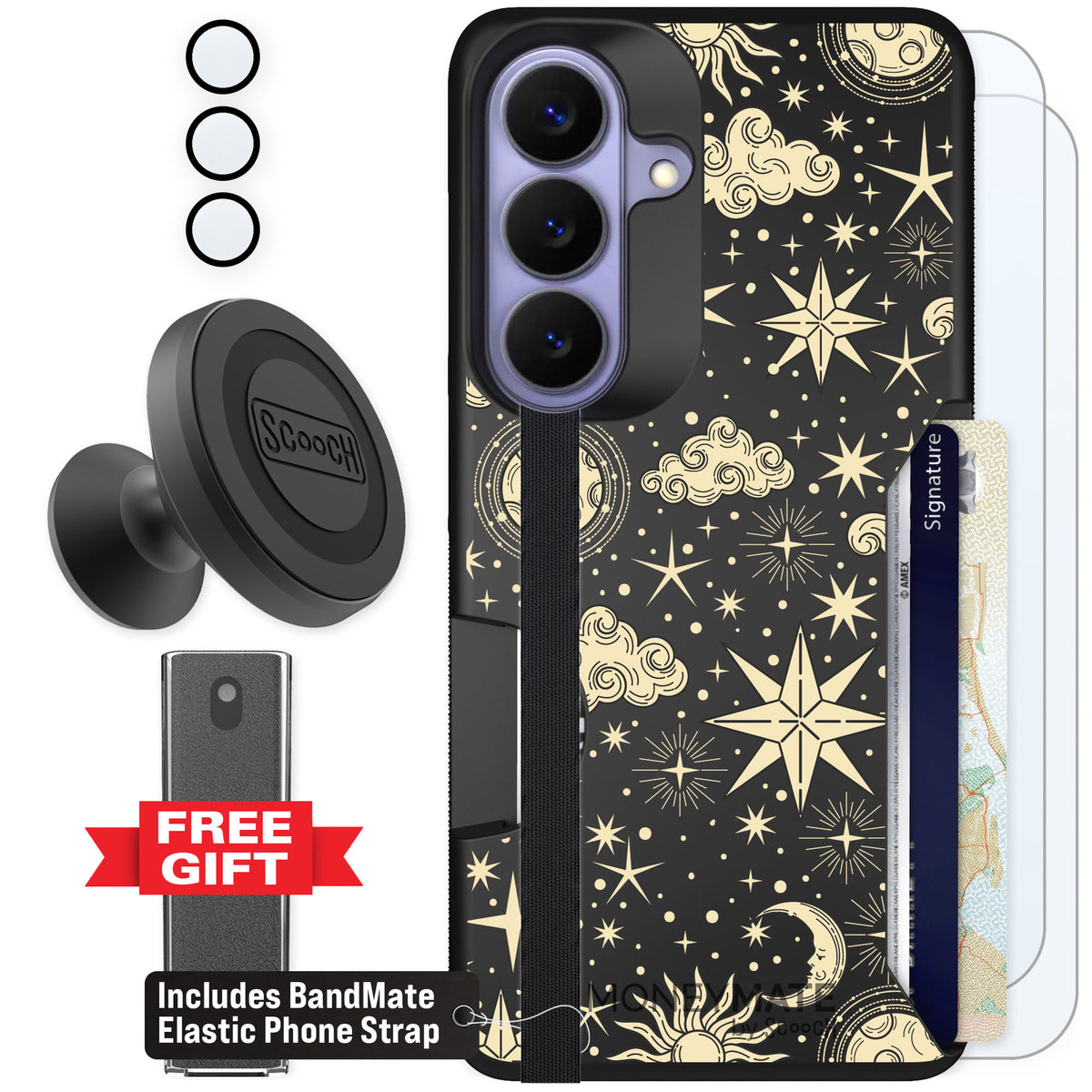 Scooch Moneymate Celestial Sleep for Galaxy S26 — Defender Bundle