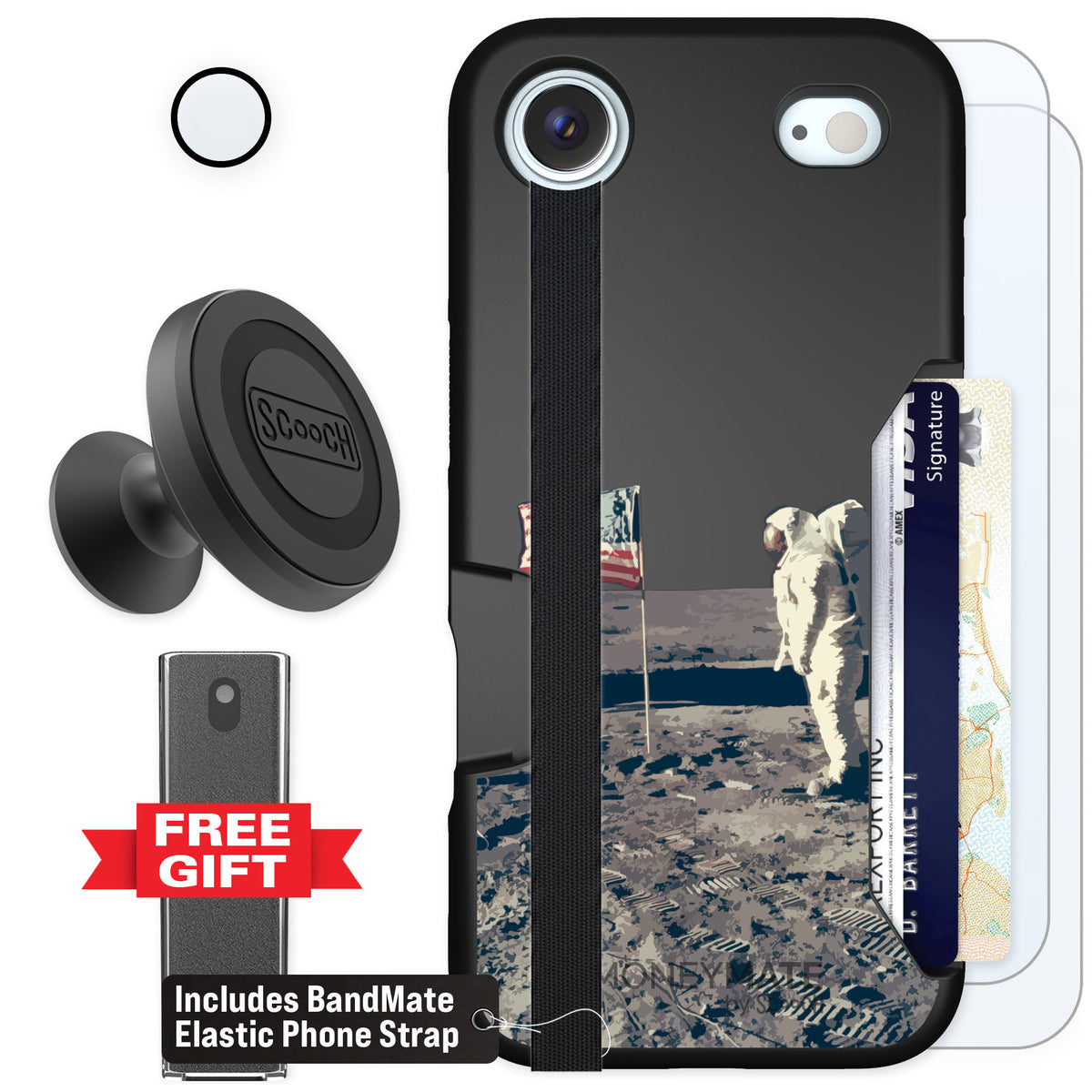 Scooch Moneymate Lunar Landing for iPhone Air β Defender Bundle