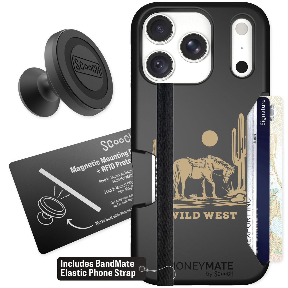 Scooch Moneymate Wild West for iPhone 18 Pro β Starter Bundle