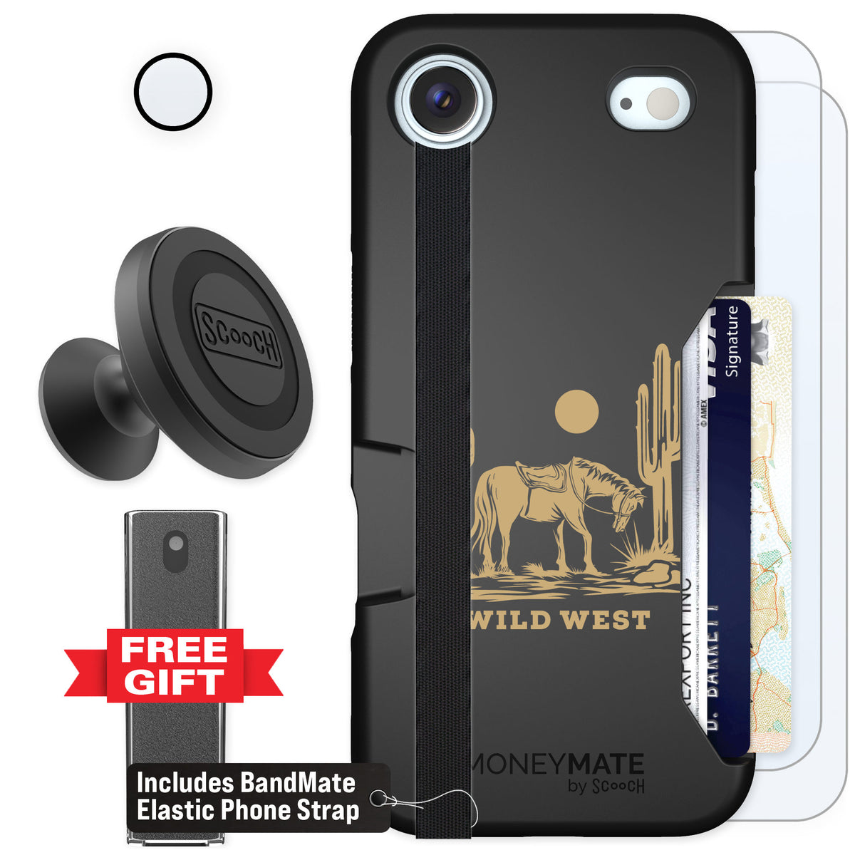 Scooch Moneymate Wild West for iPhone Air β Defender Bundle