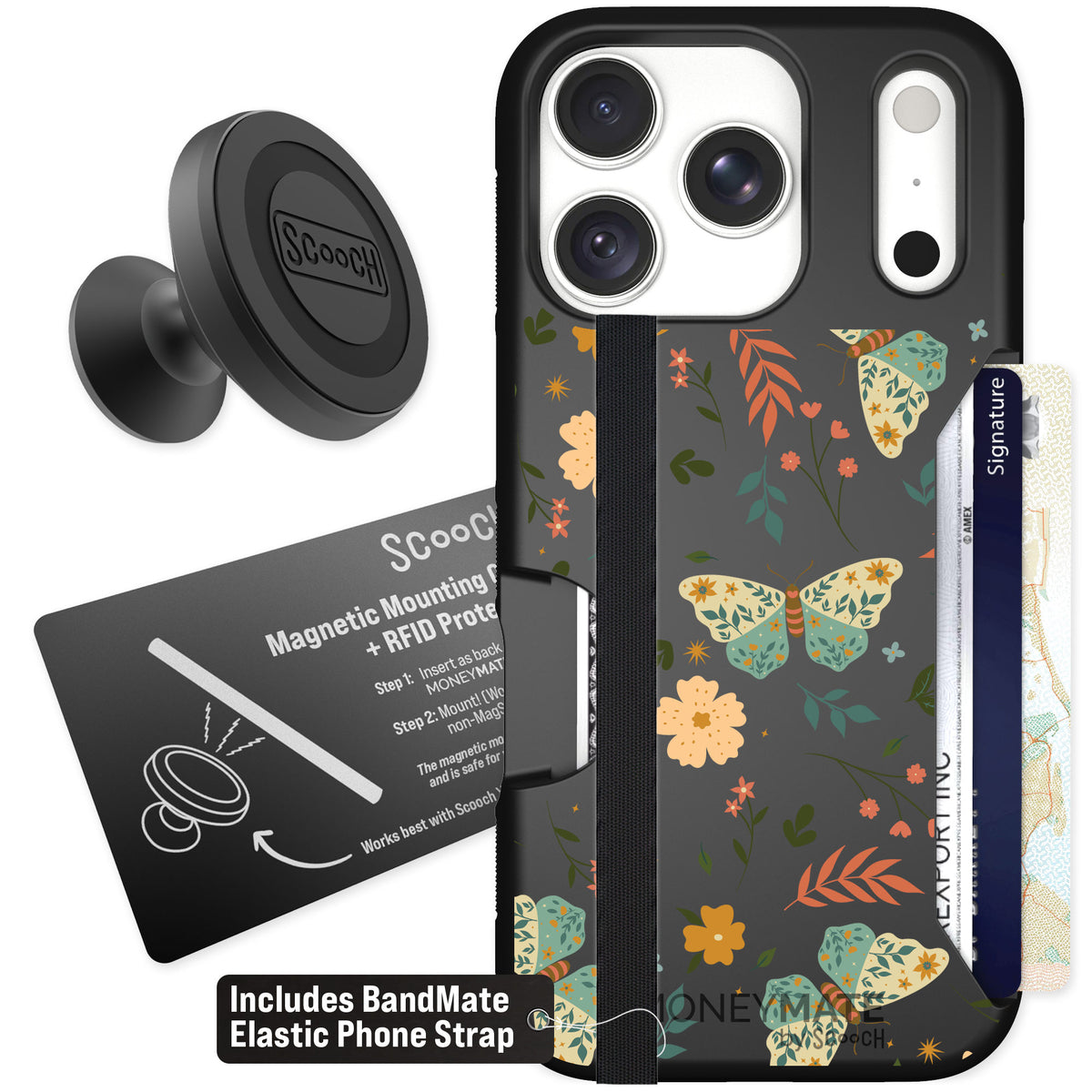 Scooch Moneymate Boho Nights for iPhone 18 Pro β Starter Bundle