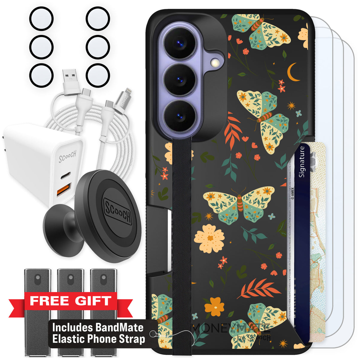 Scooch Moneymate Boho Nights for Galaxy S26 β Ultimate Bundle
