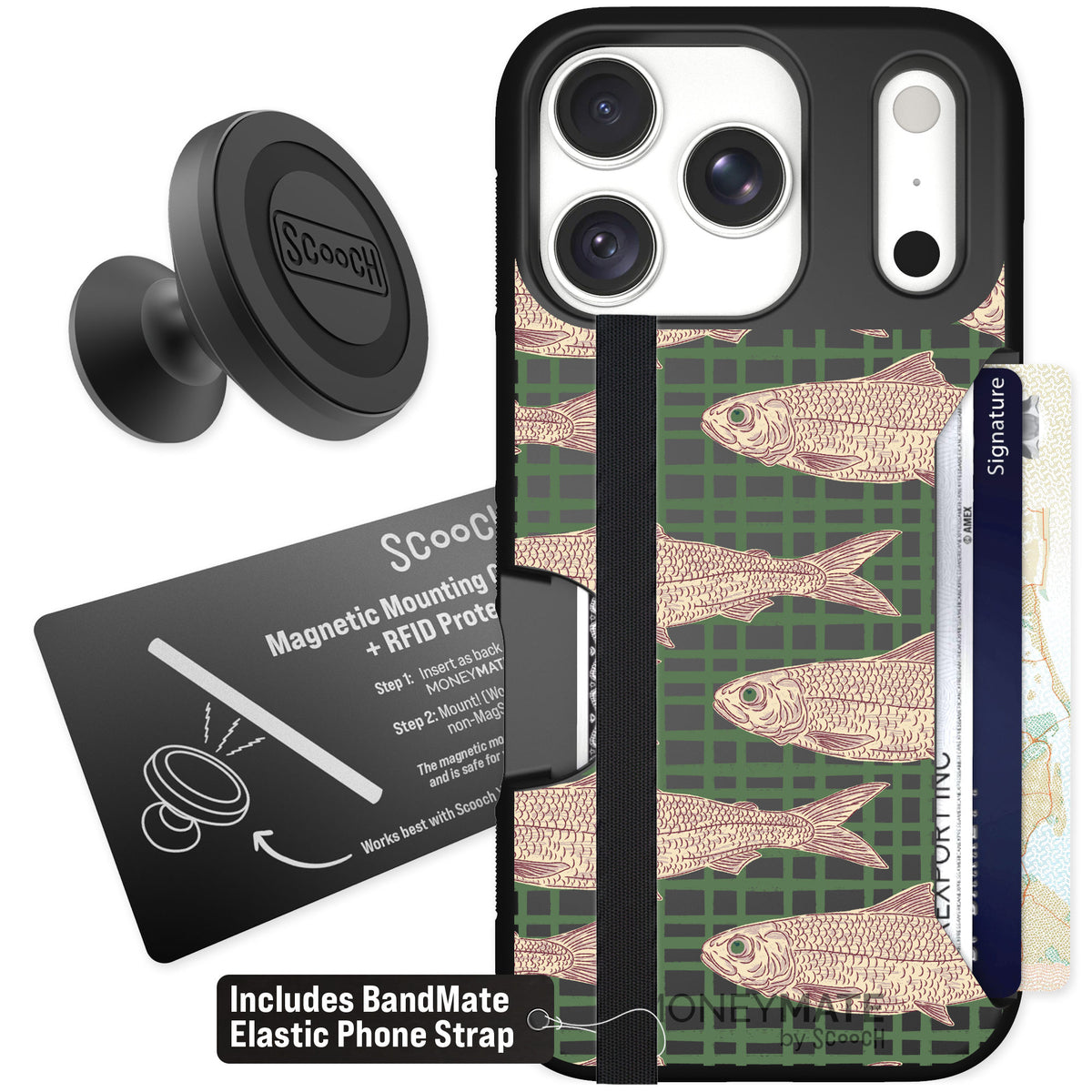 Scooch Moneymate Fresh Catch for iPhone 18 Pro β Starter Bundle