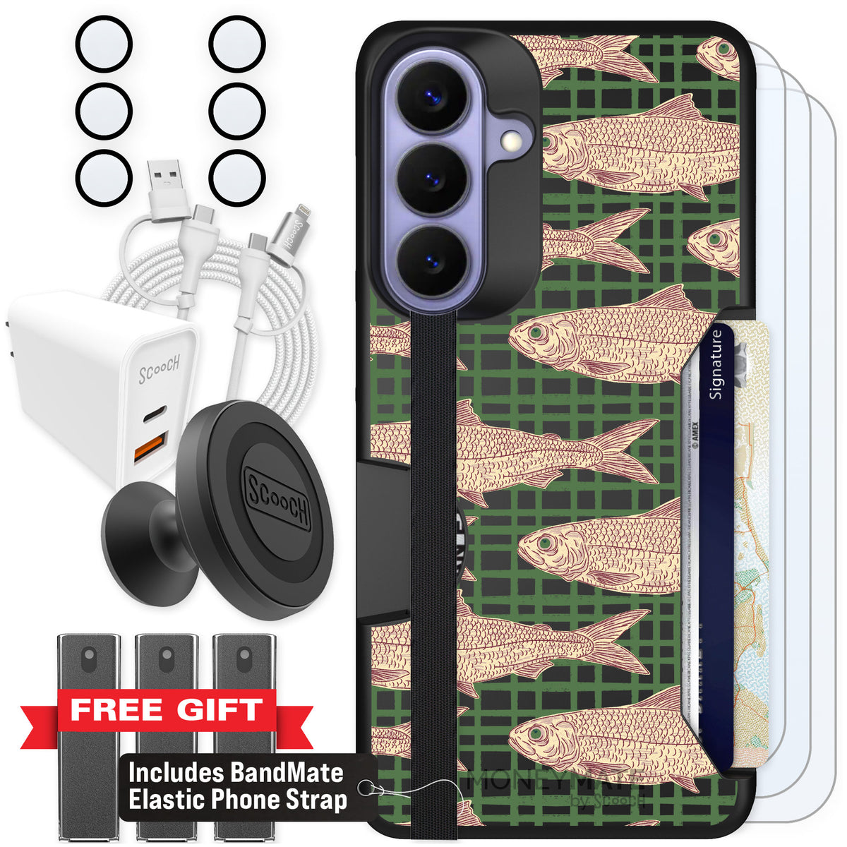 Scooch Moneymate Fresh Catch for Galaxy S26+ β Ultimate Bundle