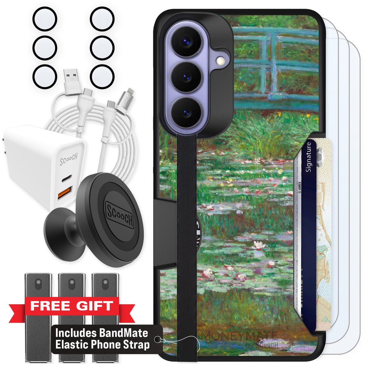 Scooch Moneymate Japanese Footbridge for Galaxy S26+ β Ultimate Bundle