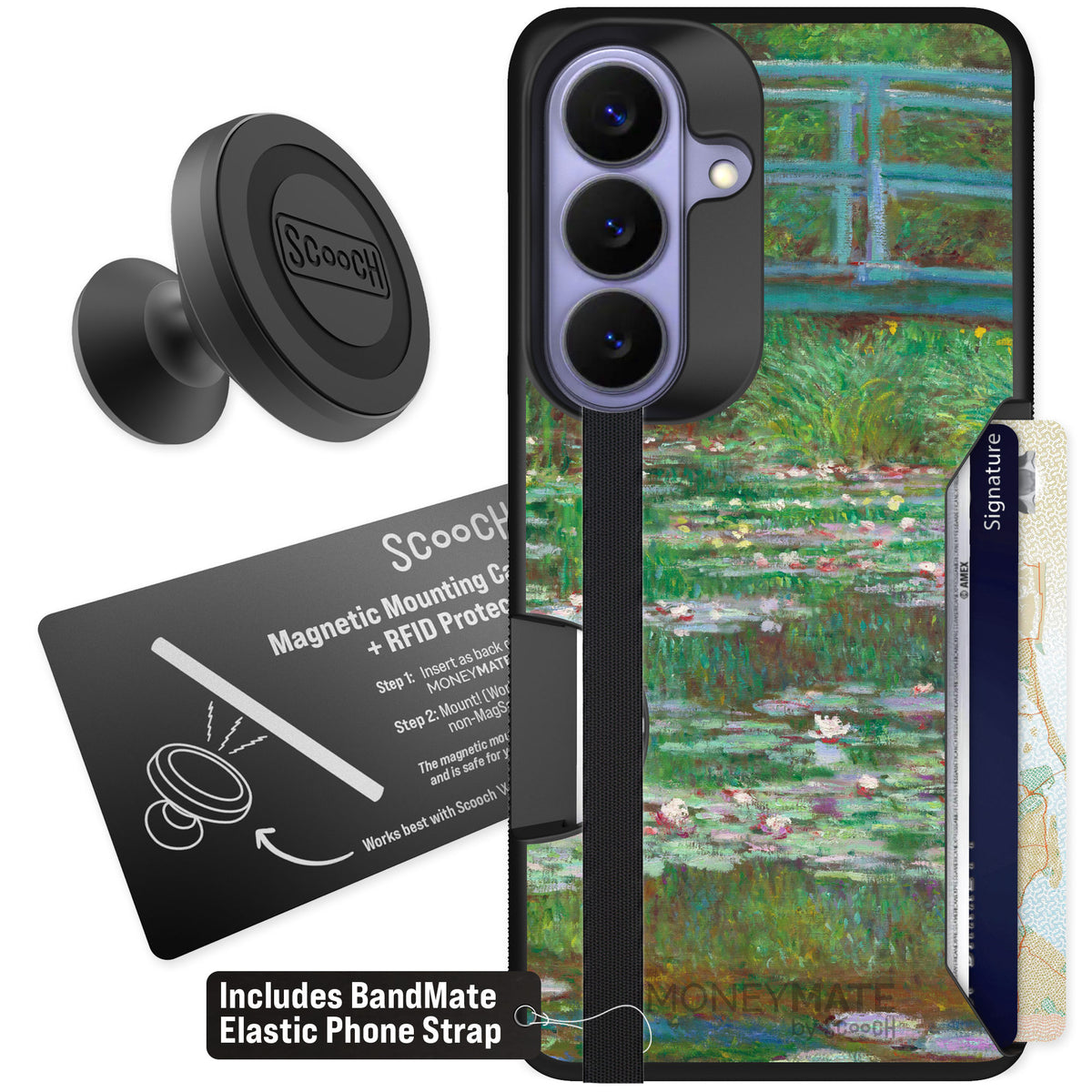 Scooch Moneymate Japanese Footbridge for Galaxy S26 β Starter Bundle