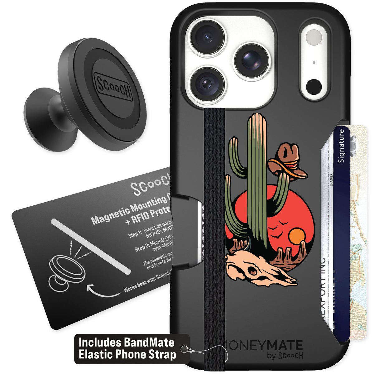 Scooch Moneymate Cactus Flash for iPhone 18 Pro β Starter Bundle