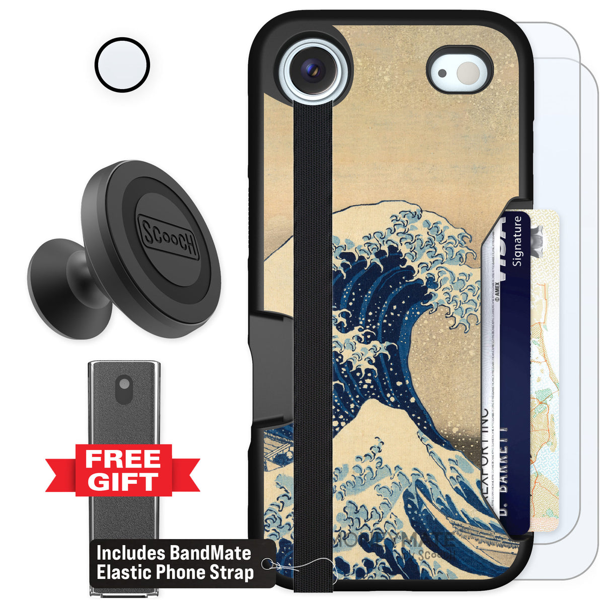 Scooch Moneymate Great Wave for iPhone Air β Defender Bundle