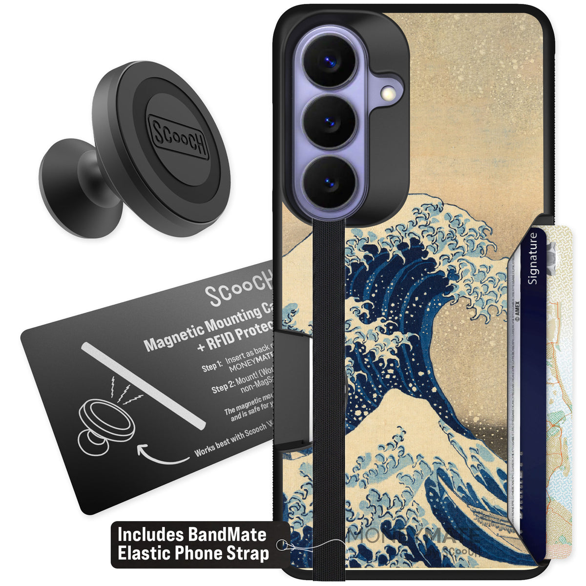 Scooch Moneymate Great Wave for Galaxy S26 β Starter Bundle