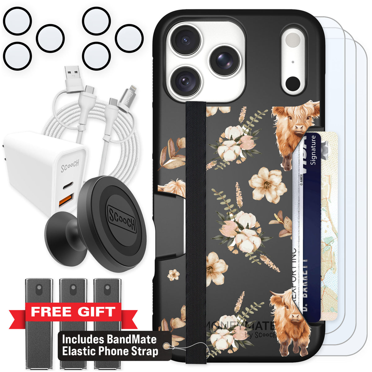 Scooch Moneymate Baby Cow for iPhone 18 Pro Max — Ultimate Bundle