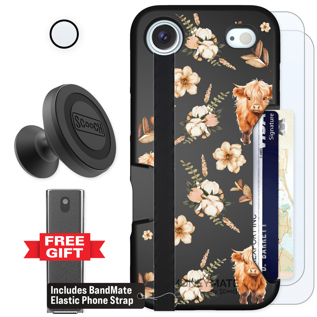 Scooch Moneymate Baby Cow for iPhone Air — Defender Bundle