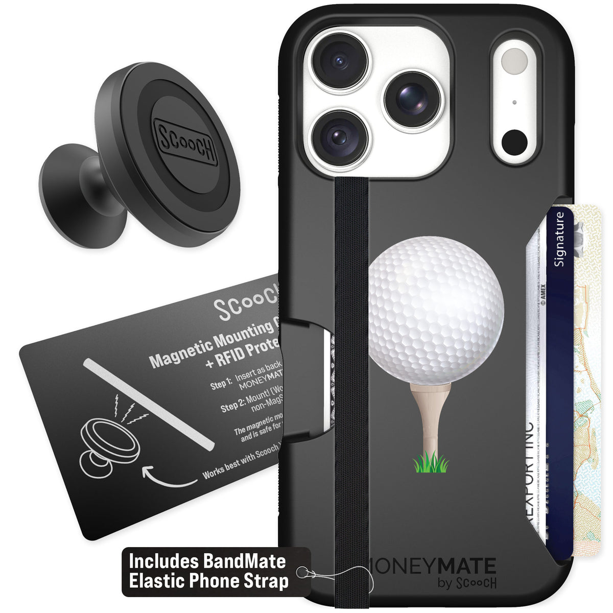 Scooch Moneymate Tee Time for iPhone 18 Pro β Starter Bundle