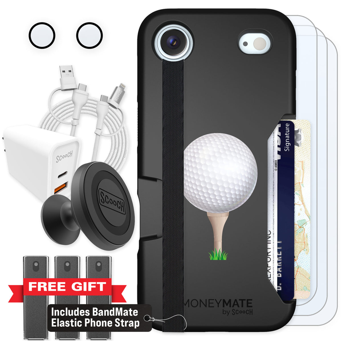 Scooch Moneymate Tee Time for iPhone Air β Ultimate Bundle