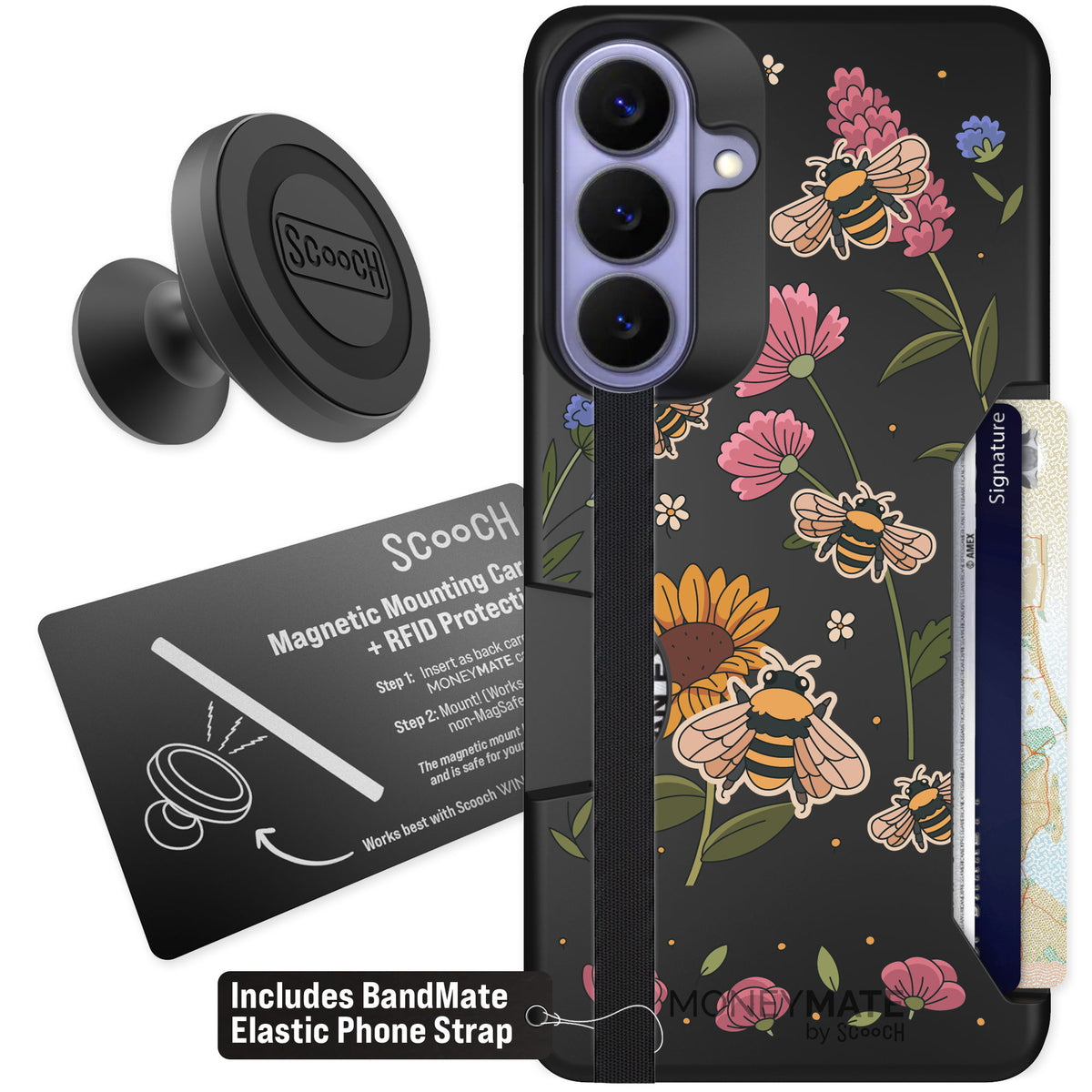 Scooch Moneymate Bee Happy for Galaxy S26+ β Starter Bundle