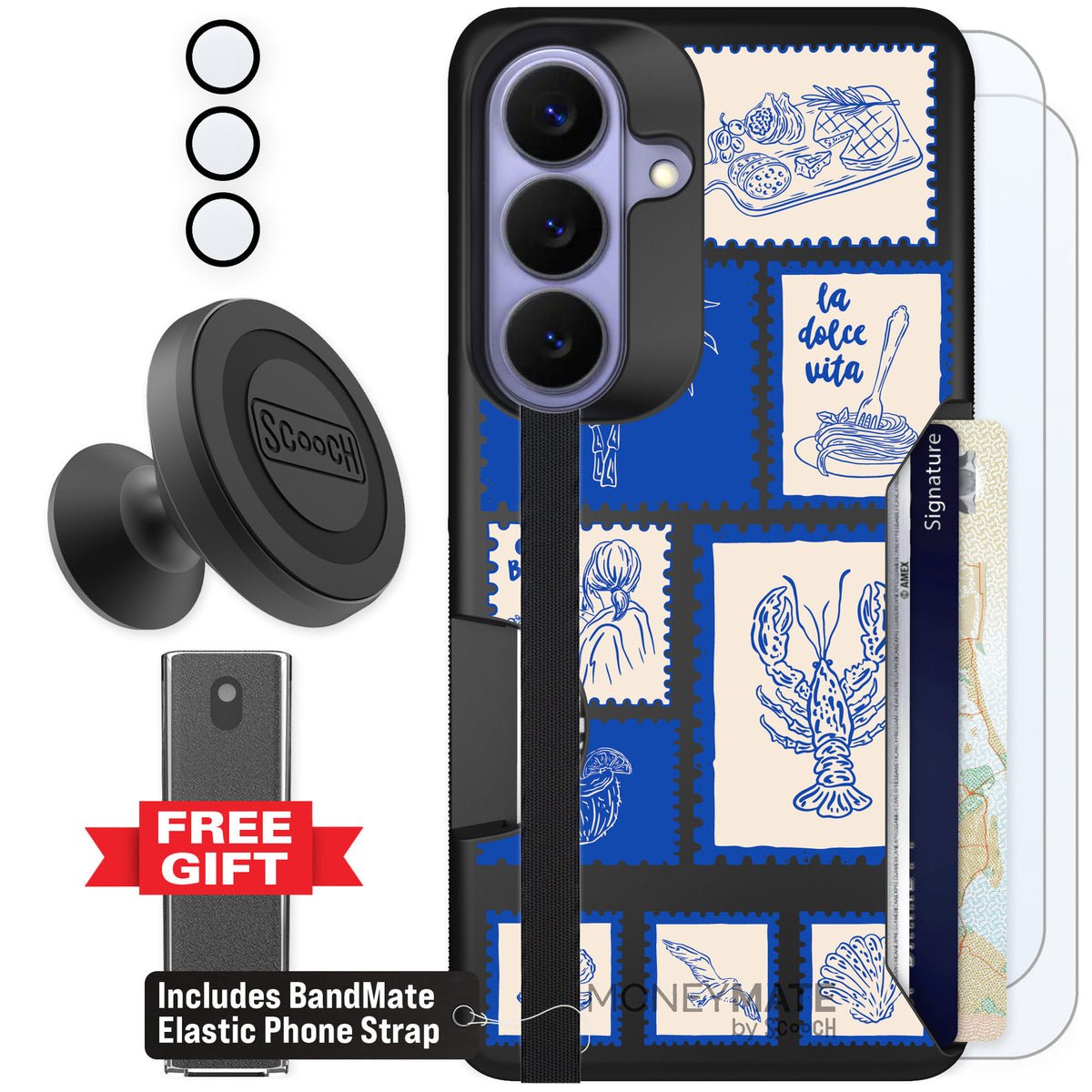 Scooch Moneymate Euro Summer for Galaxy S26 — Defender Bundle
