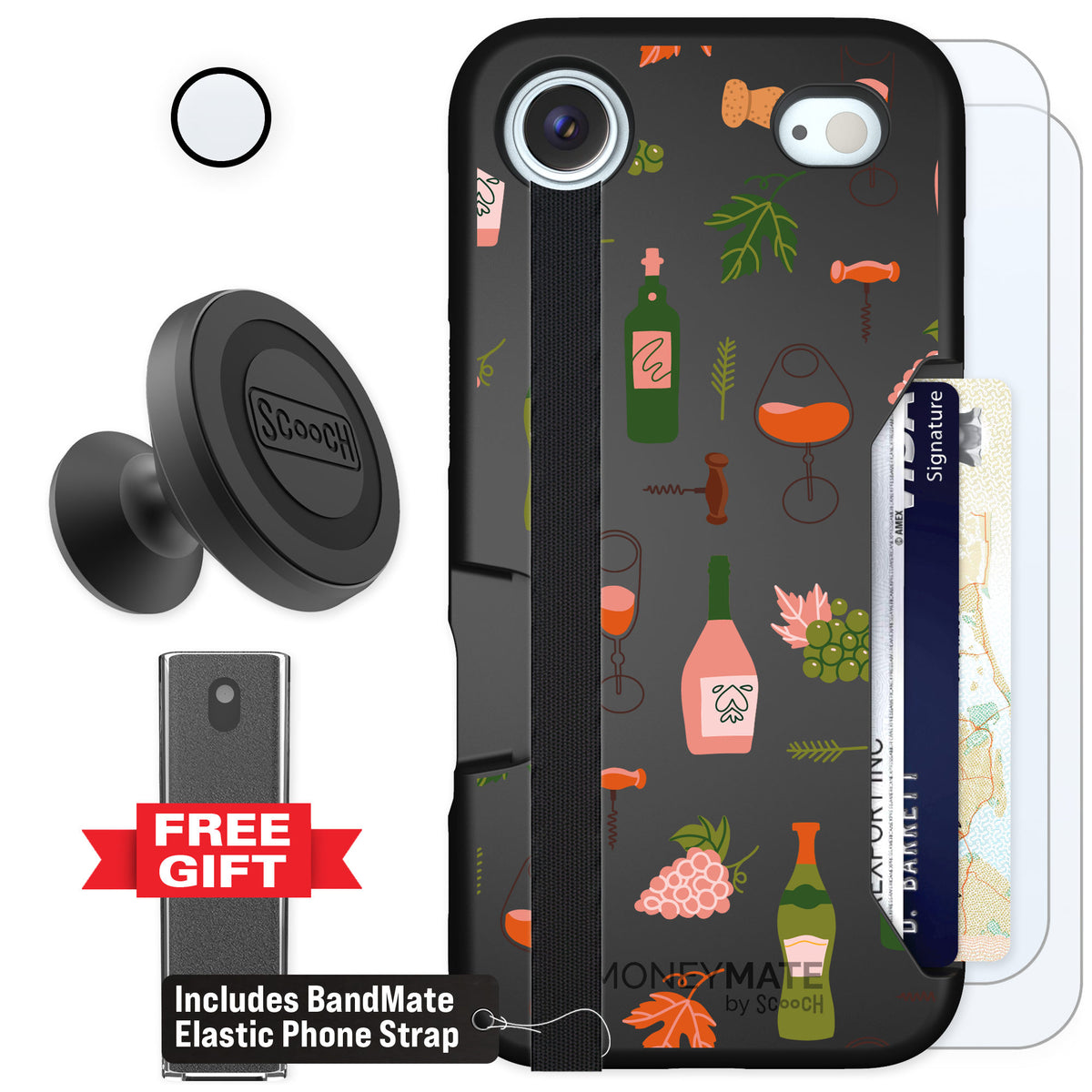 Scooch Moneymate Vino Vibes for iPhone Air β Defender Bundle
