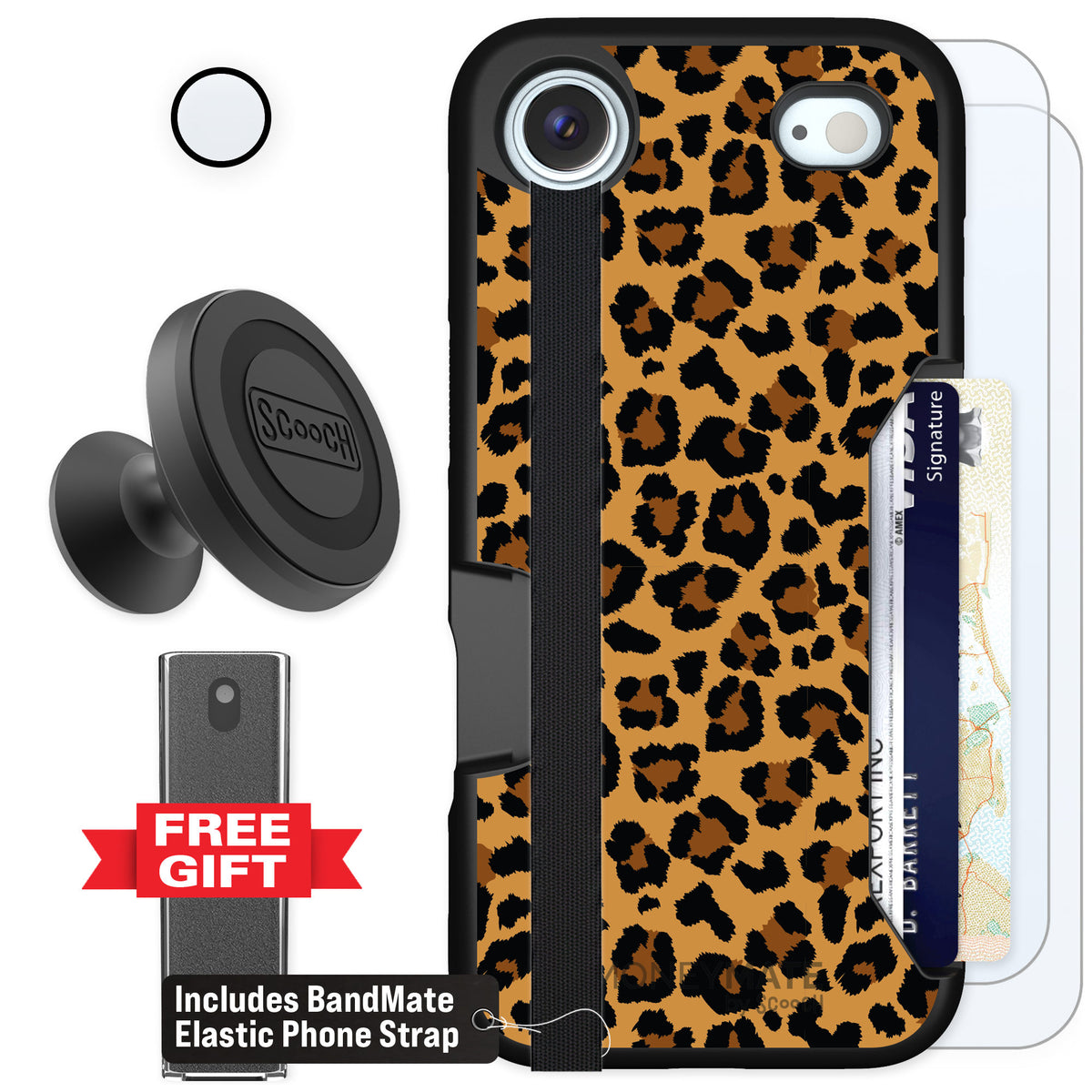 Scooch Moneymate Fierce Feline for iPhone Air β Defender Bundle