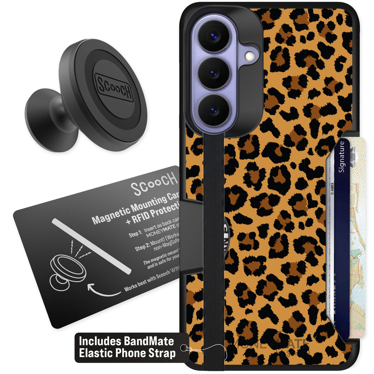 Scooch Moneymate Fierce Feline for Galaxy S26+ β Starter Bundle