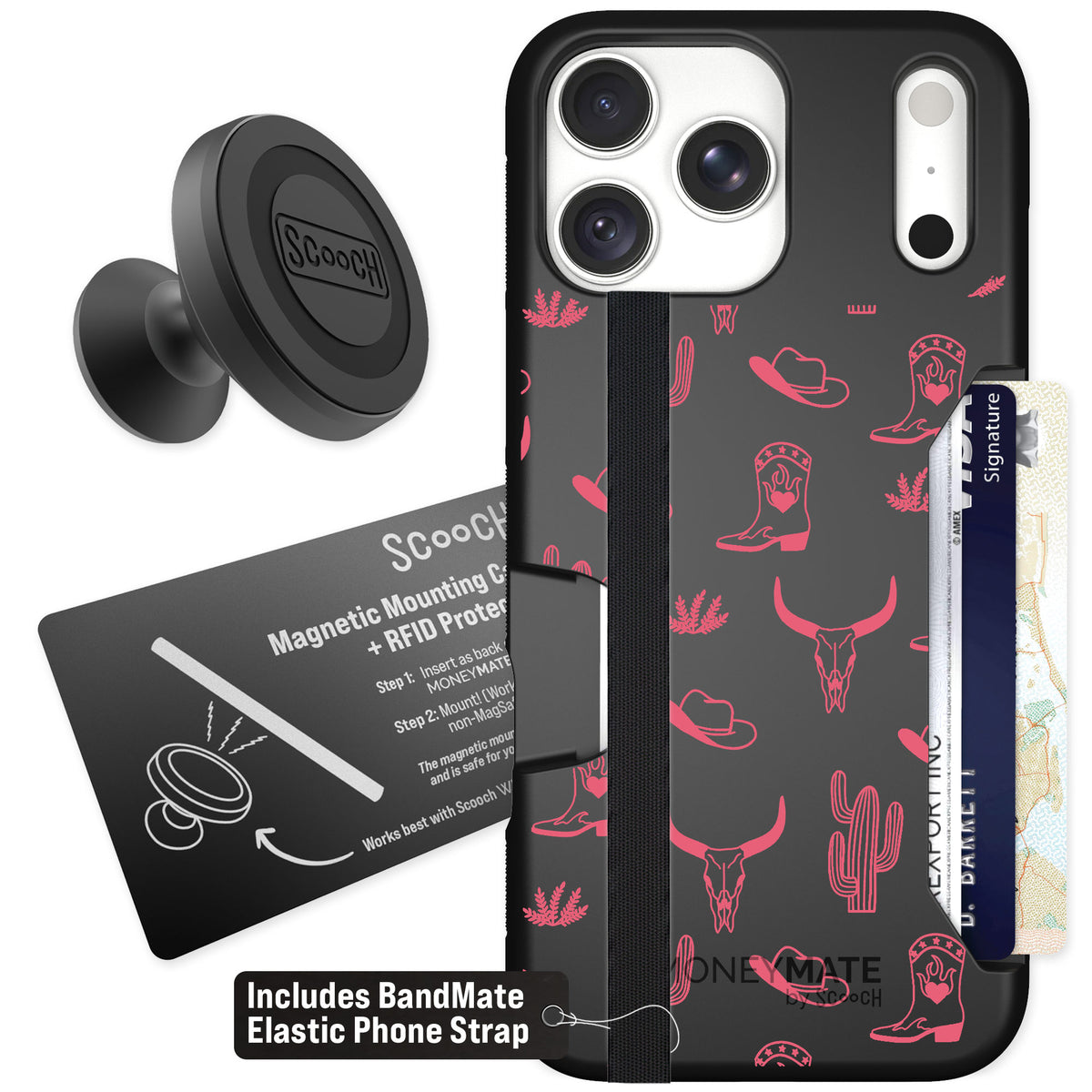 Scooch Moneymate Howdy Honey for iPhone 18 Pro Max β Starter Bundle