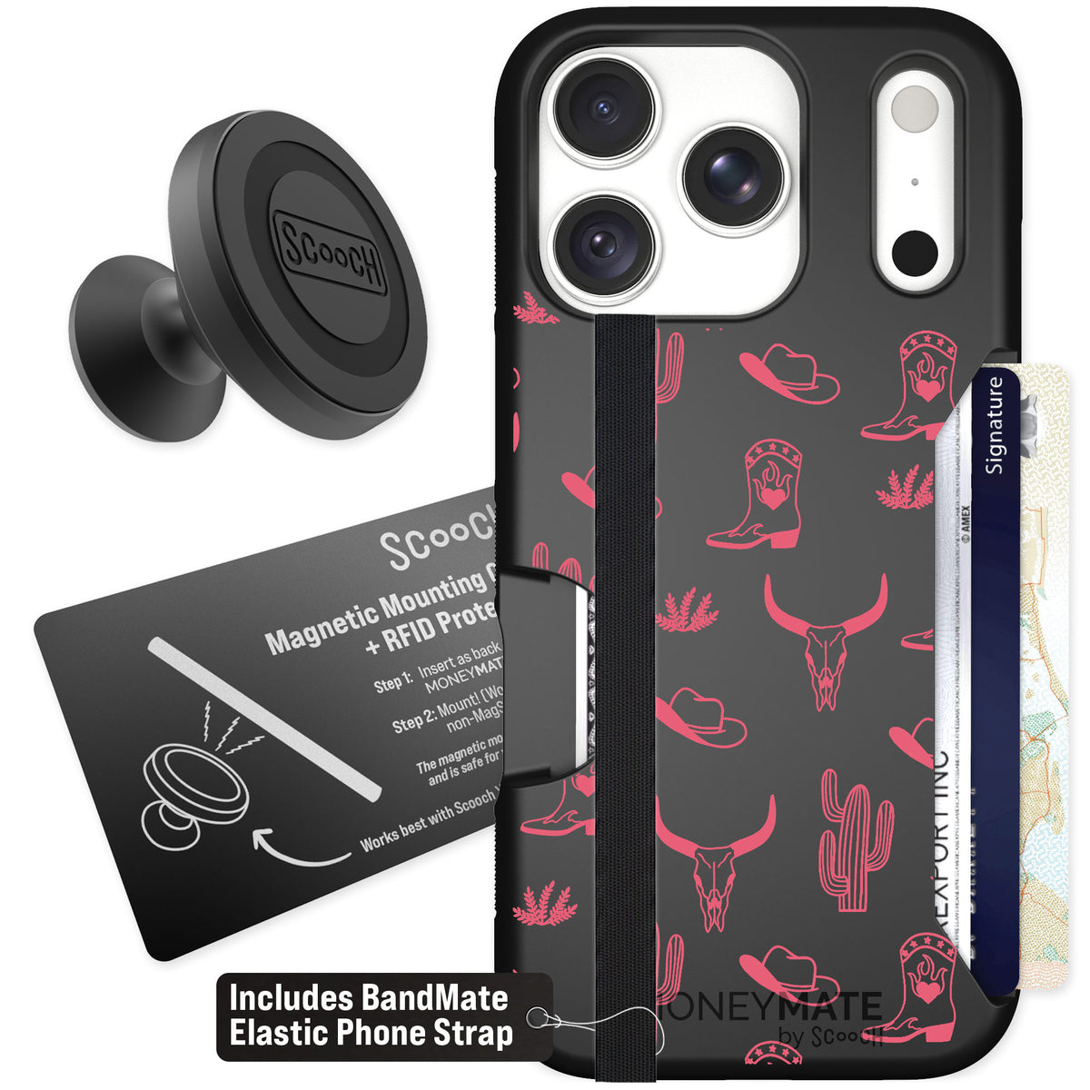 Scooch Moneymate Howdy Honey for iPhone 18 Pro β Starter Bundle