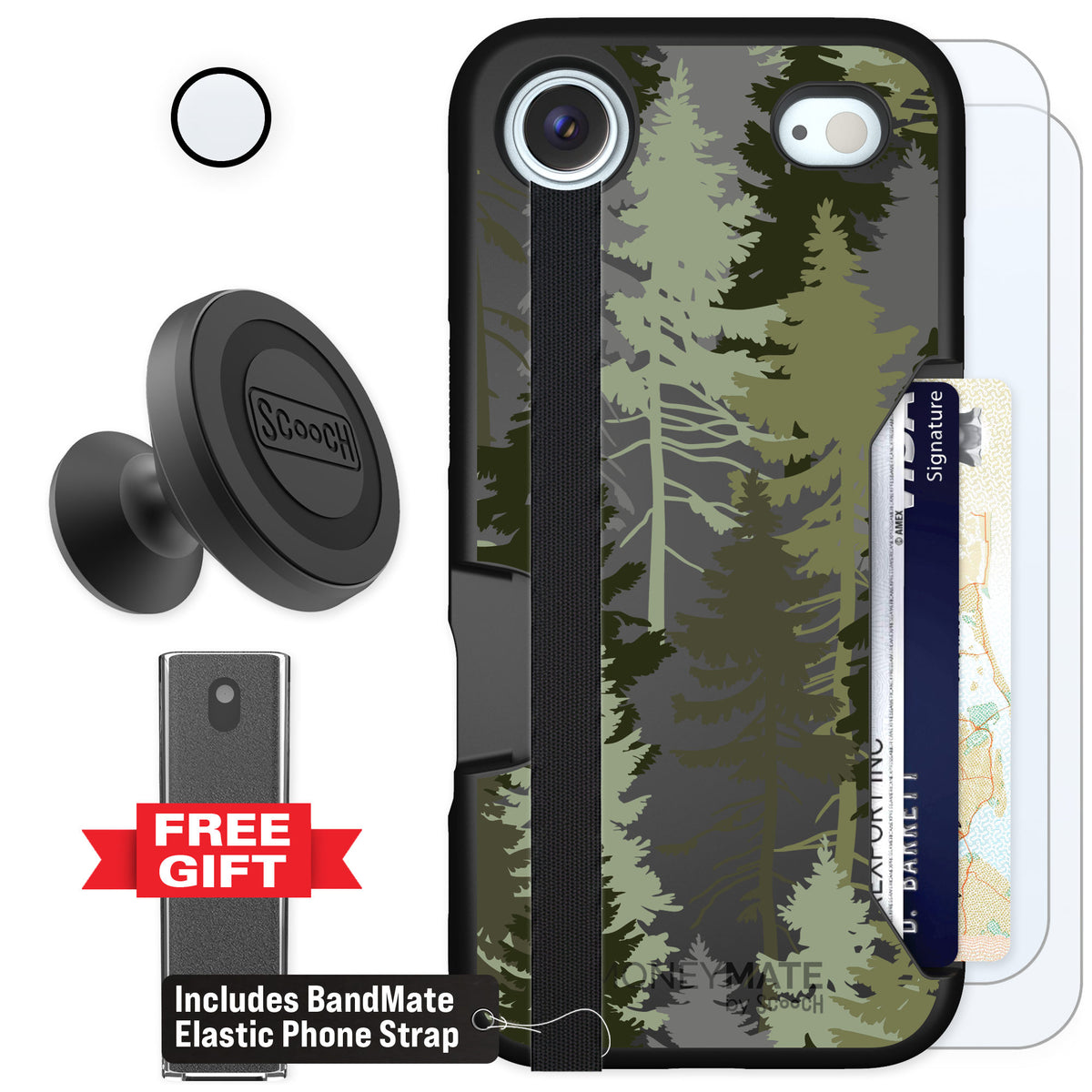 Scooch Moneymate Hidden Pines for iPhone Air β Defender Bundle