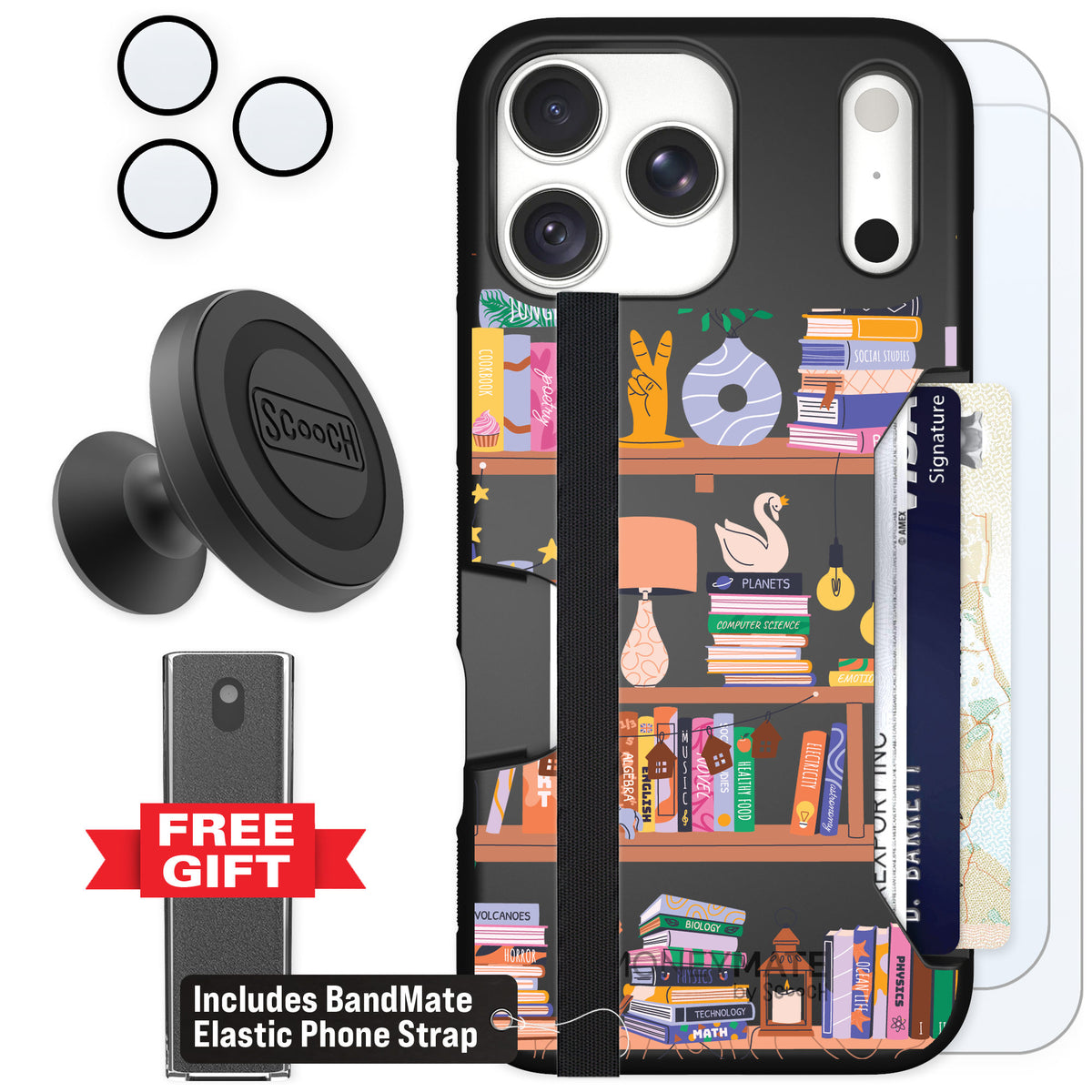 Scooch Moneymate Little Library for iPhone 18 Pro Max — Defender Bundle