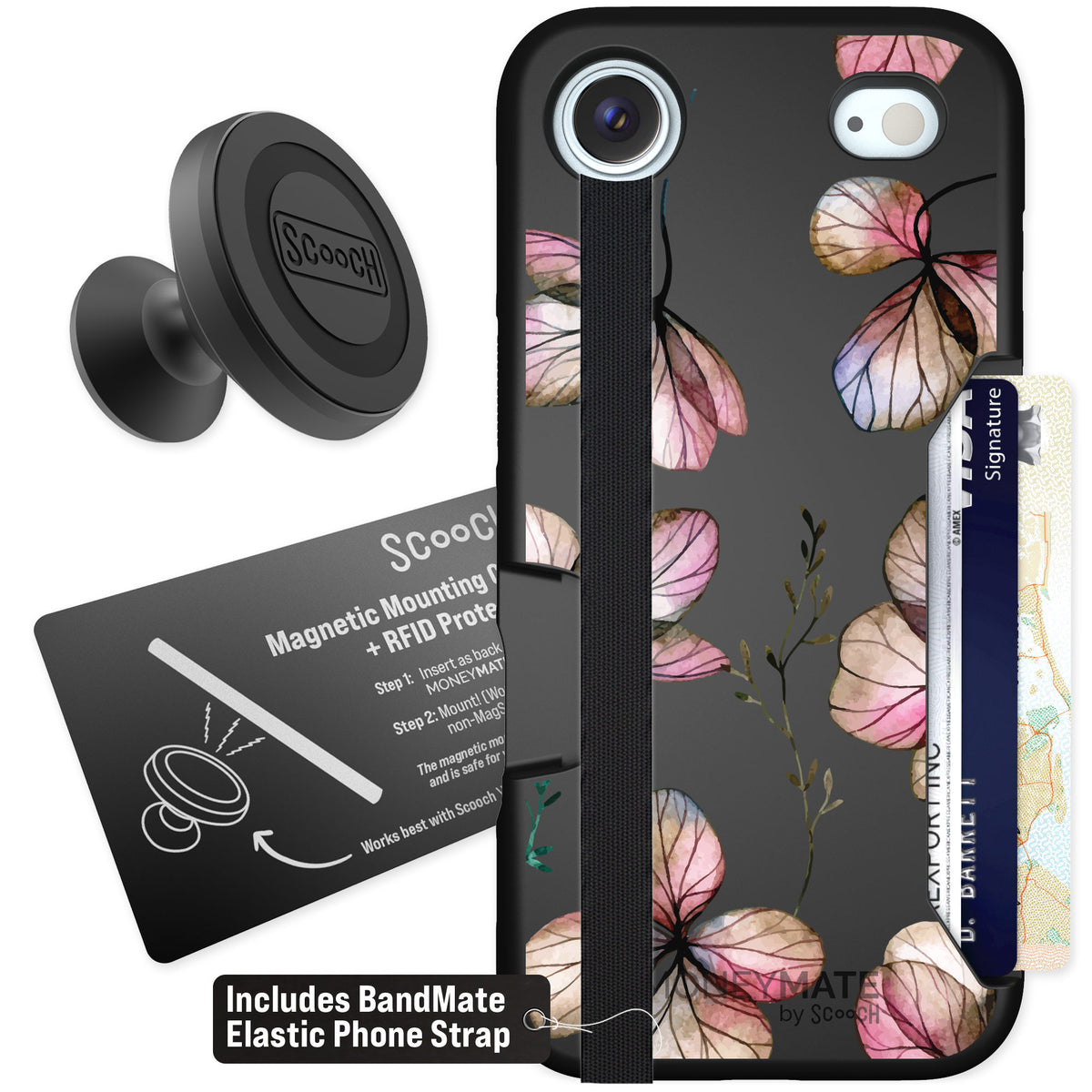 Scooch Moneymate Dried Flowers for iPhone Air — Starter Bundle