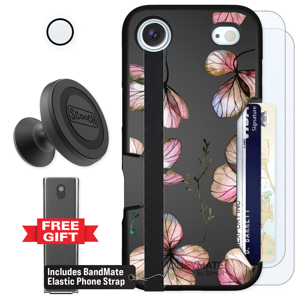 Scooch Moneymate Dried Flowers for iPhone Air — Defender Bundle