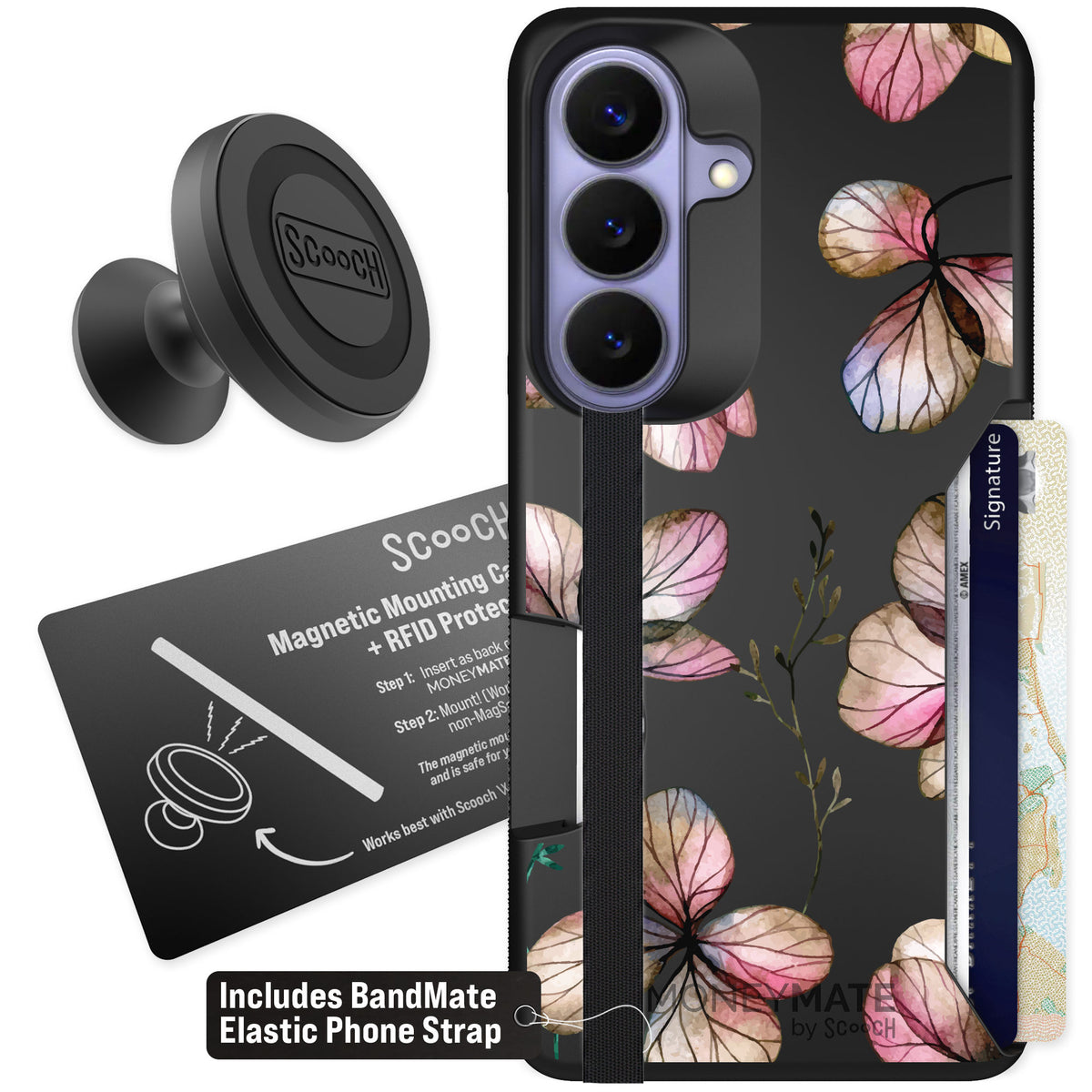 Scooch Moneymate Dried Flowers for Galaxy S26 — Starter Bundle
