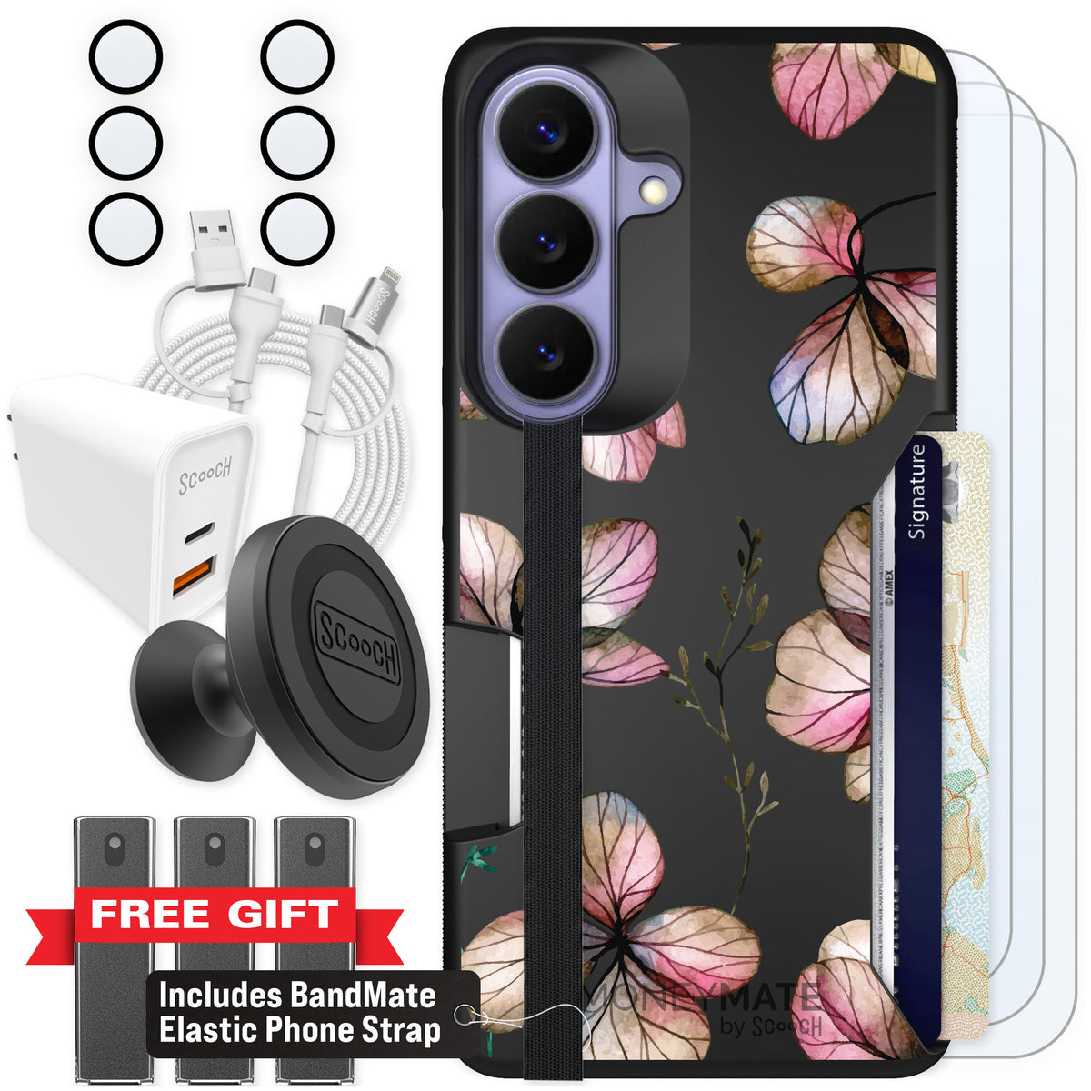Scooch Moneymate Dried Flowers for Galaxy S26 — Ultimate Bundle
