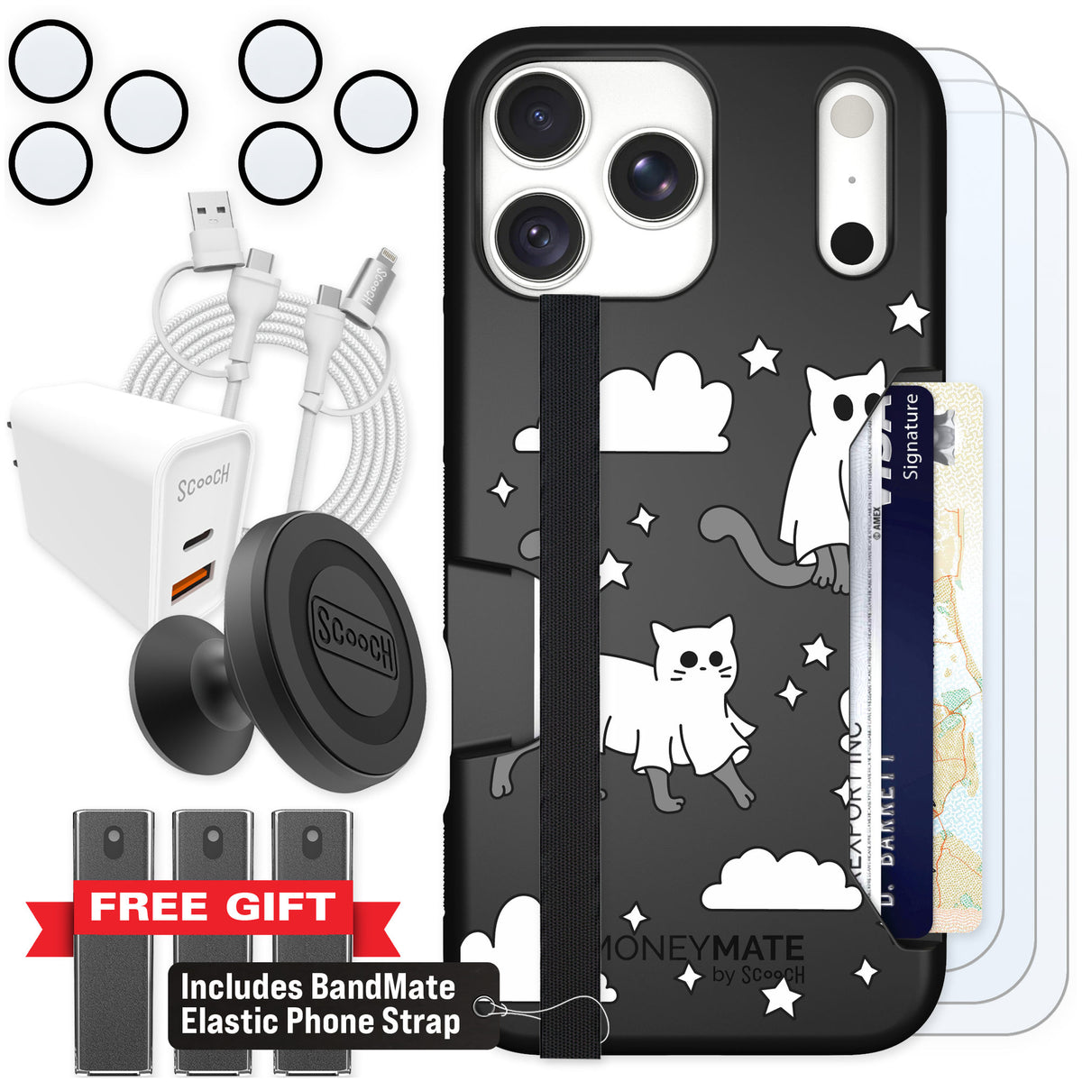 Scooch Moneymate Scaredy Cats for iPhone 18 Pro Max β Ultimate Bundle