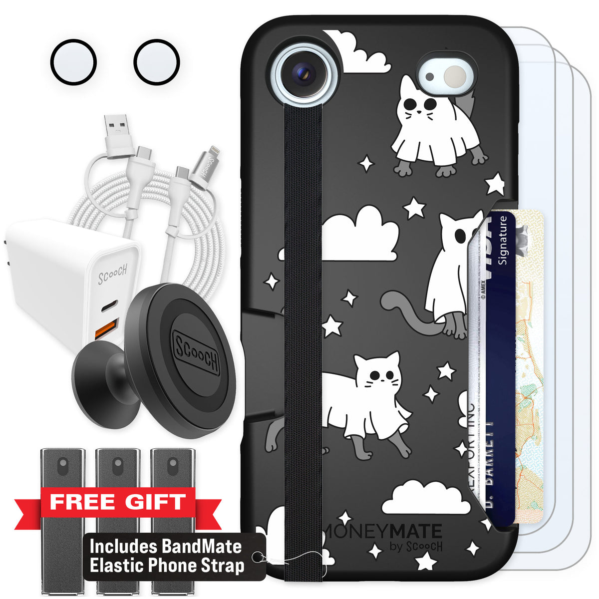 Scooch Moneymate Scaredy Cats for iPhone Air β Ultimate Bundle