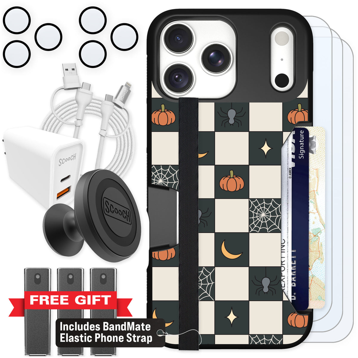 Scooch Moneymate Spooky Squares for iPhone 18 Pro Max β Ultimate Bundle