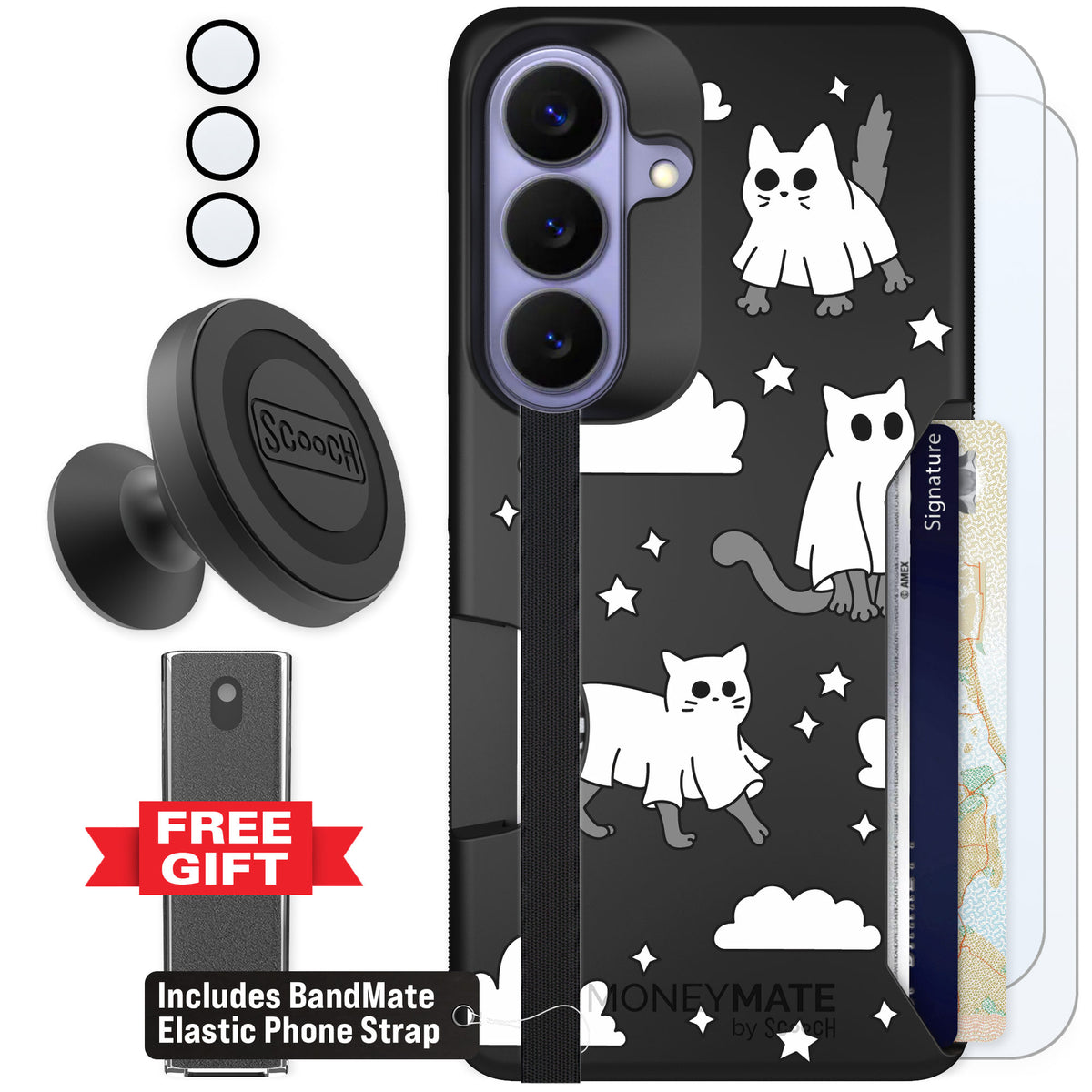 Scooch Moneymate Scaredy Cats for Galaxy S26 β Defender Bundle